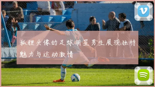 狐狸头像的足球明星男生展现独特魅力与运动激情
